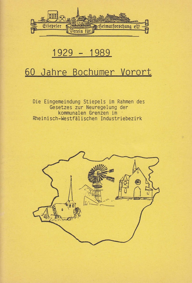 Umschlag: 1929–1989: 60 Jahre Bochumer Vorort