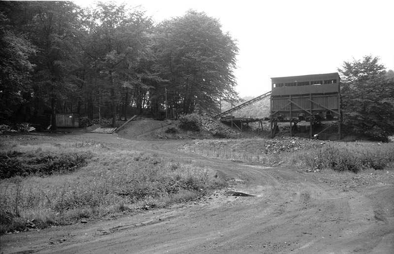 Sieberei und Verladung Kleinzeche Haunert, 1957, Am Bliestollen