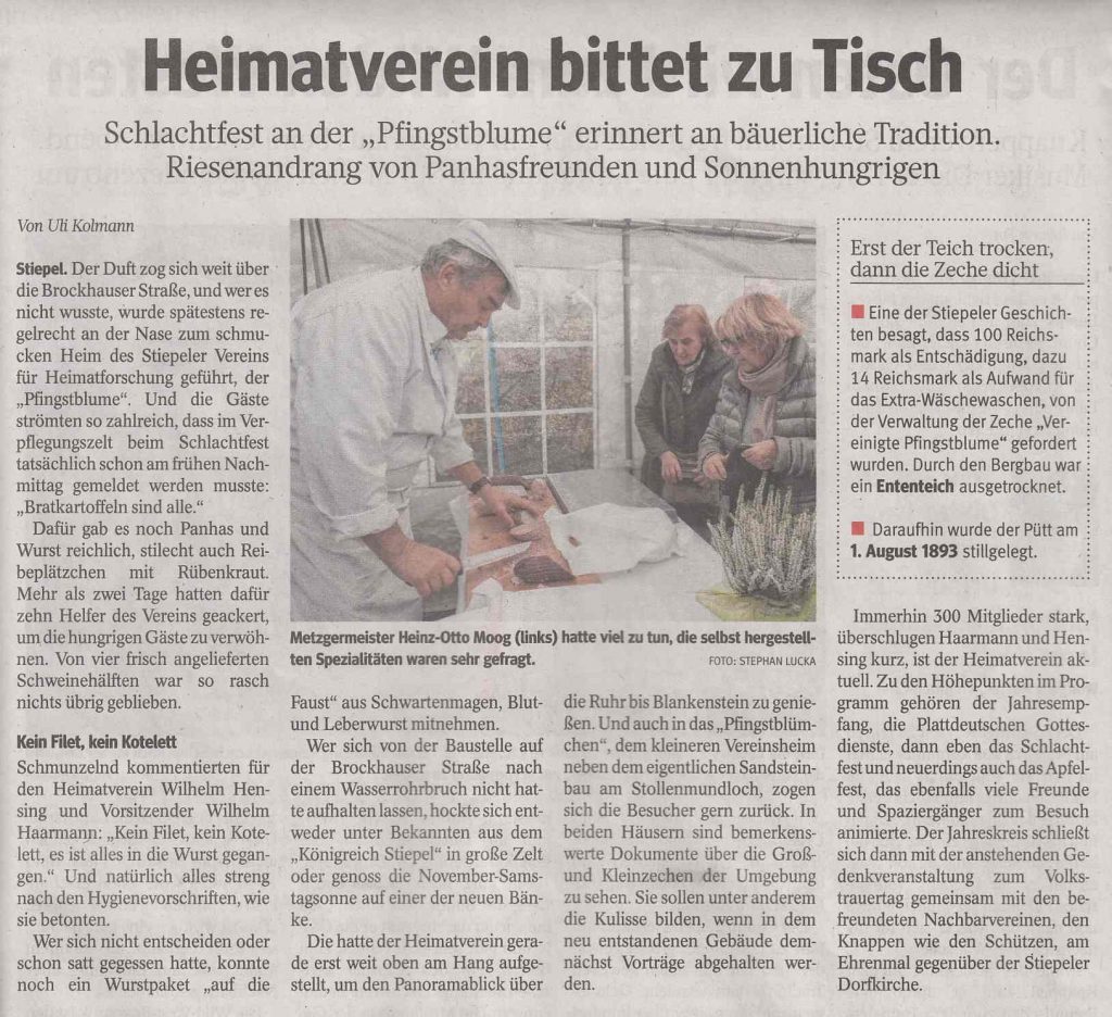 WAZ vom 5. November 2018