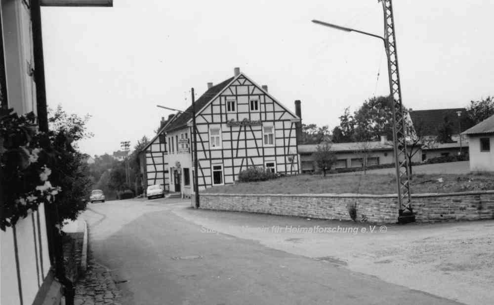 Ansicht der Brockhauser Straße 1966