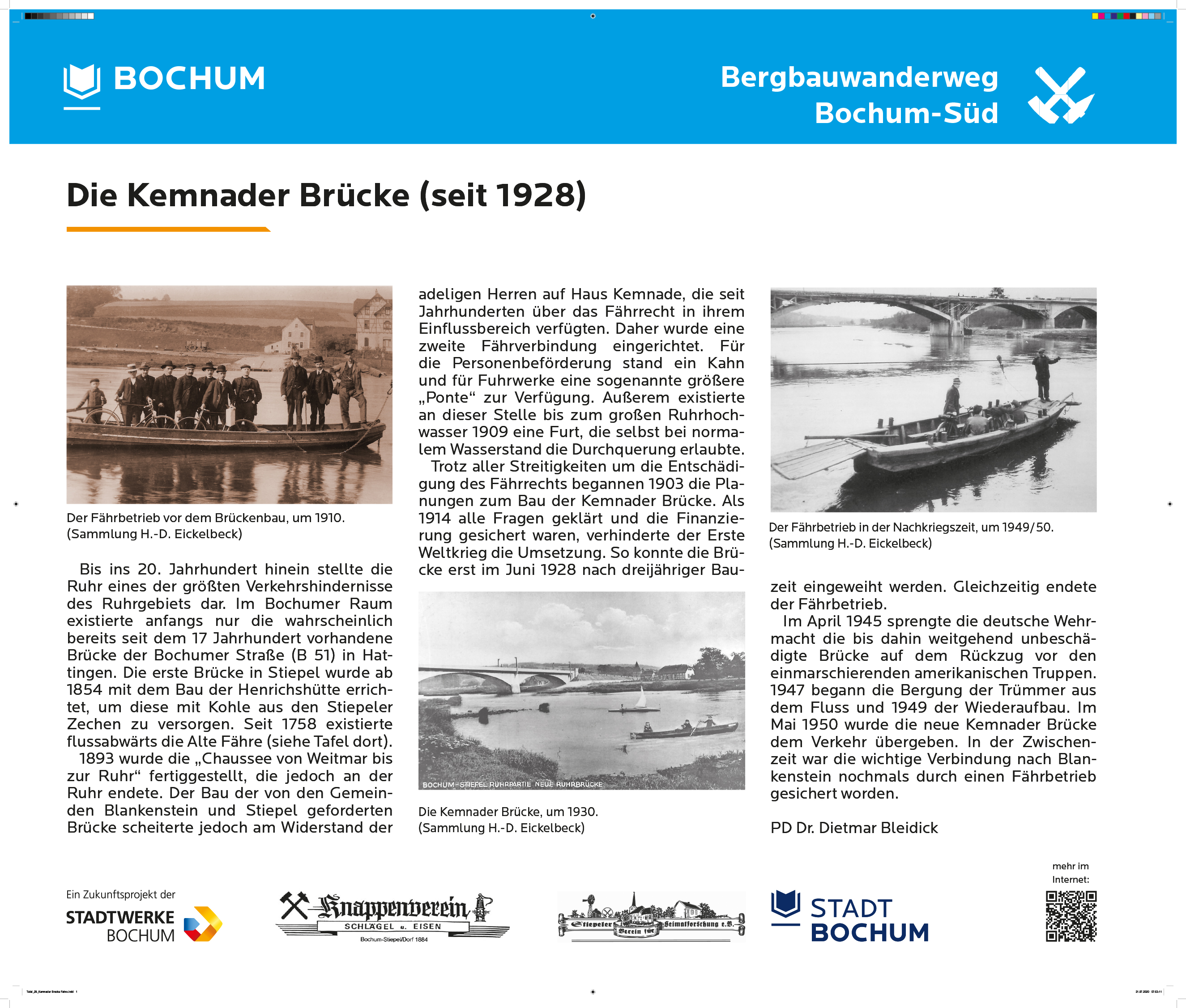 Kemnader Brücke und Fähre