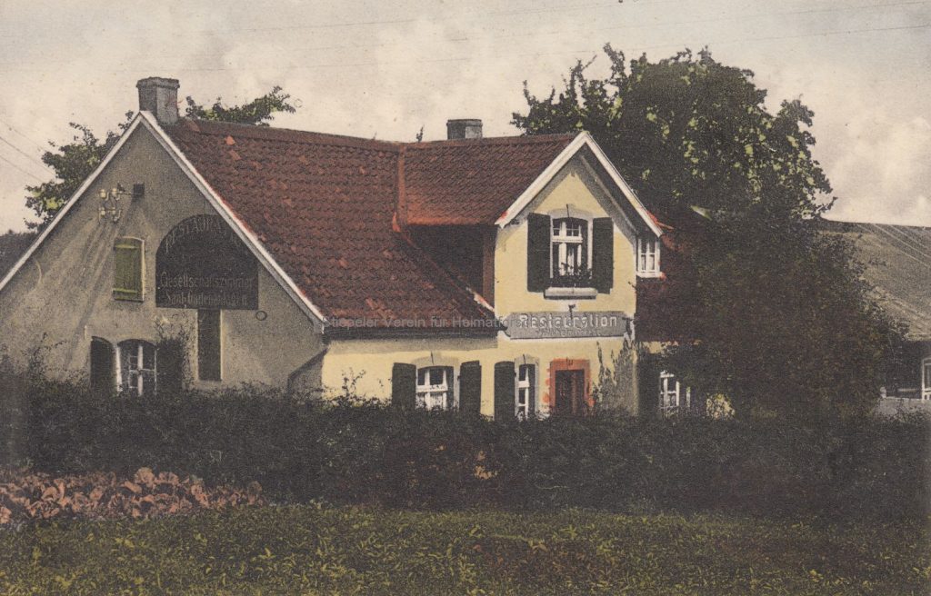 Restauration zur frischen Quelle, Postkarte ca. 1930